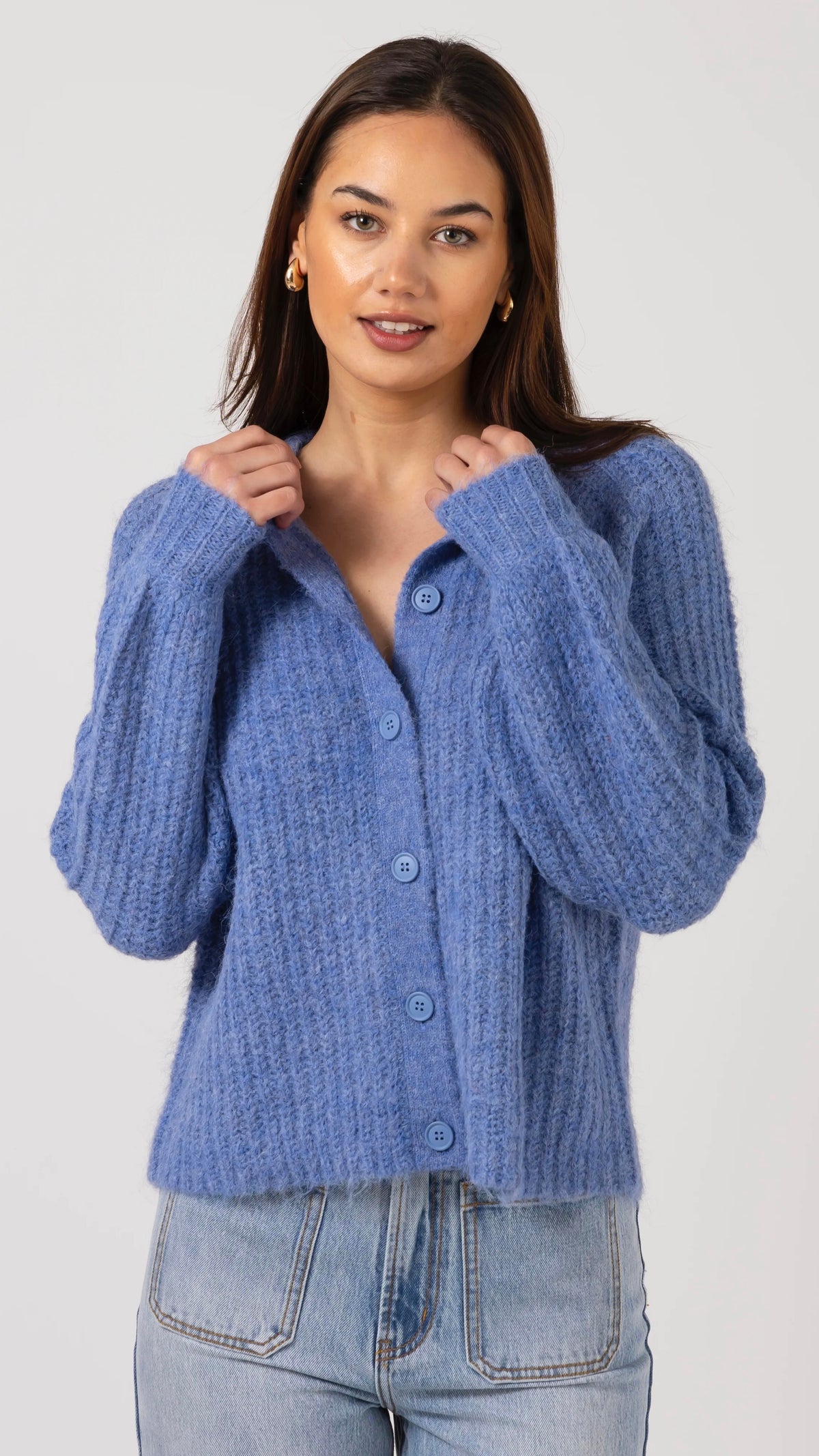 Corinne Cardigan Cornflower