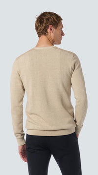 No Excess Pullover Crewneck 2 Coloured Jacquard Cement