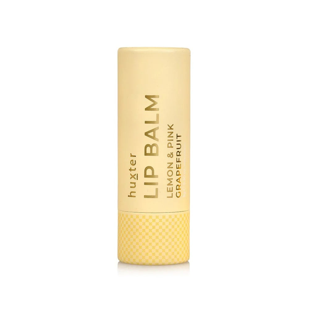 Lip Balm Lemon & Pink Grapefruit Pale Yellow