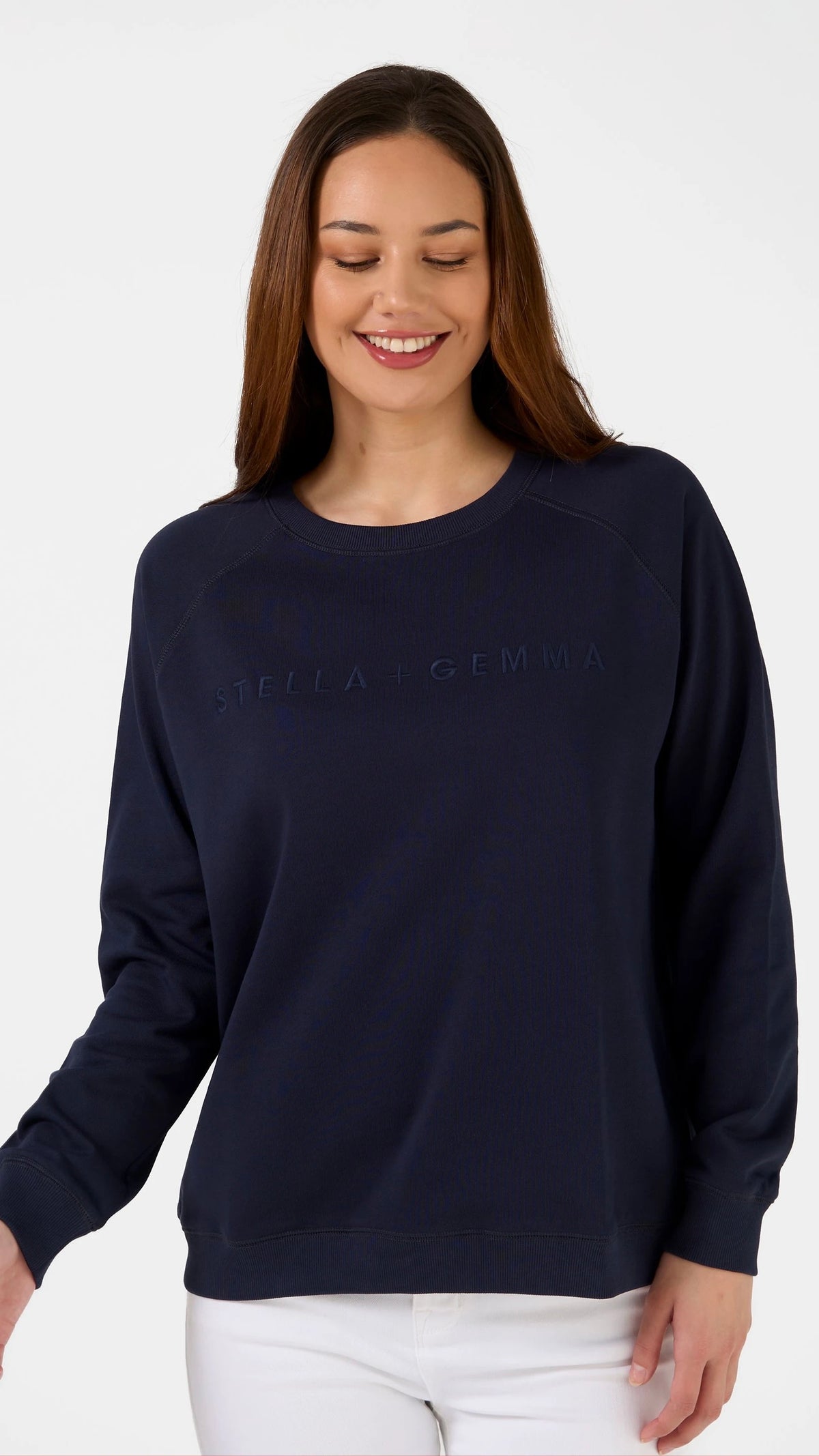 Classic Sweater Logo Navy