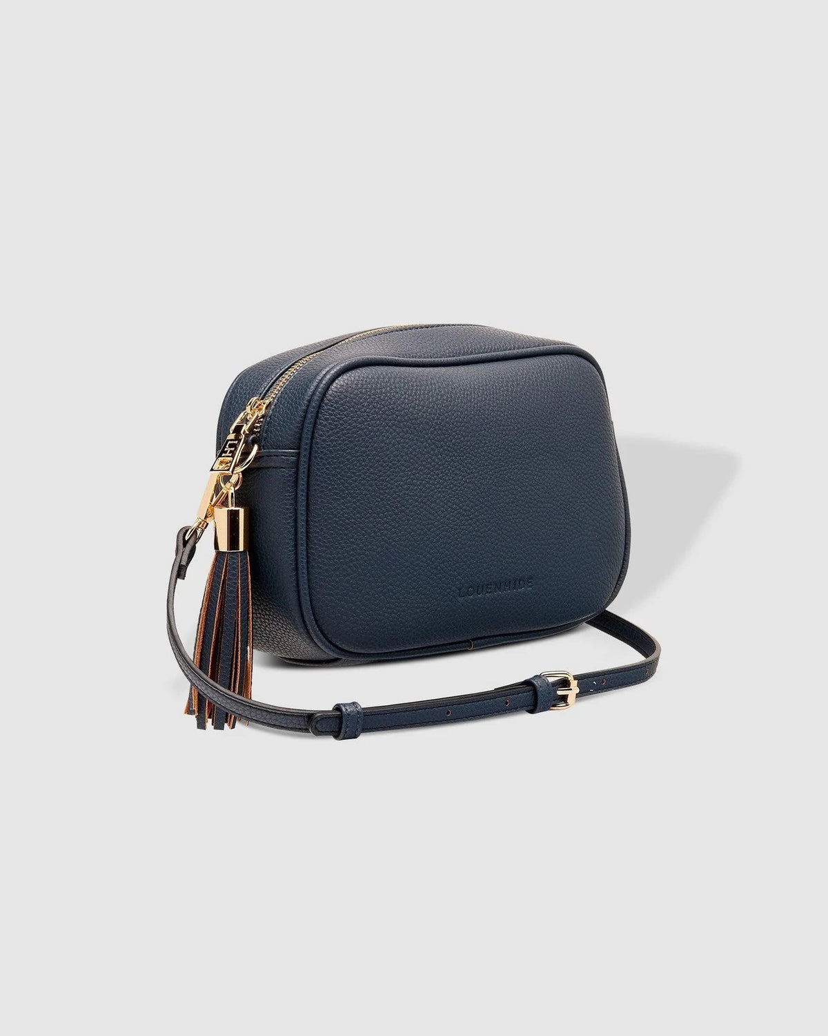 Jacinta Crossbody Bag Black Steel Blue