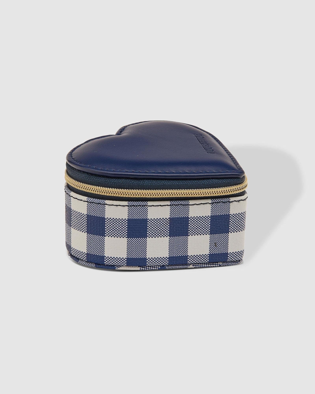 Valerie Jewellery Box Navy Gingham