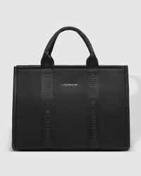 Manhattan Logo Tote Bag Black