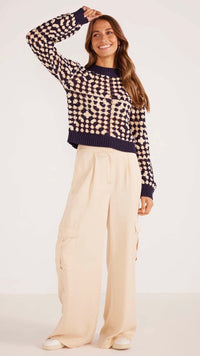 Meyer Crochet Knit Jumper