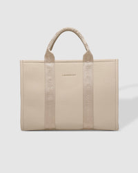 Manhattan Logo Tote Bag Biscotti