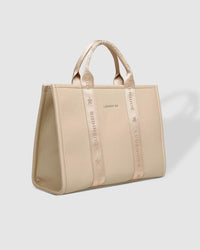 Manhattan Logo Tote Bag Biscotti