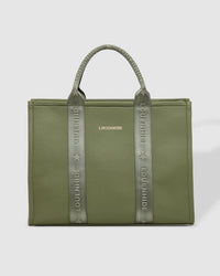 Manhattan Logo Tote Bag Khaki