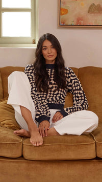 Meyer Crochet Knit Jumper