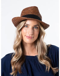 Fedora Hat With Black Ribbon