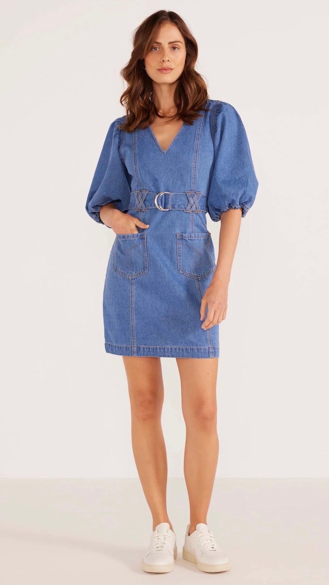 Peyton Denim Mini Dress