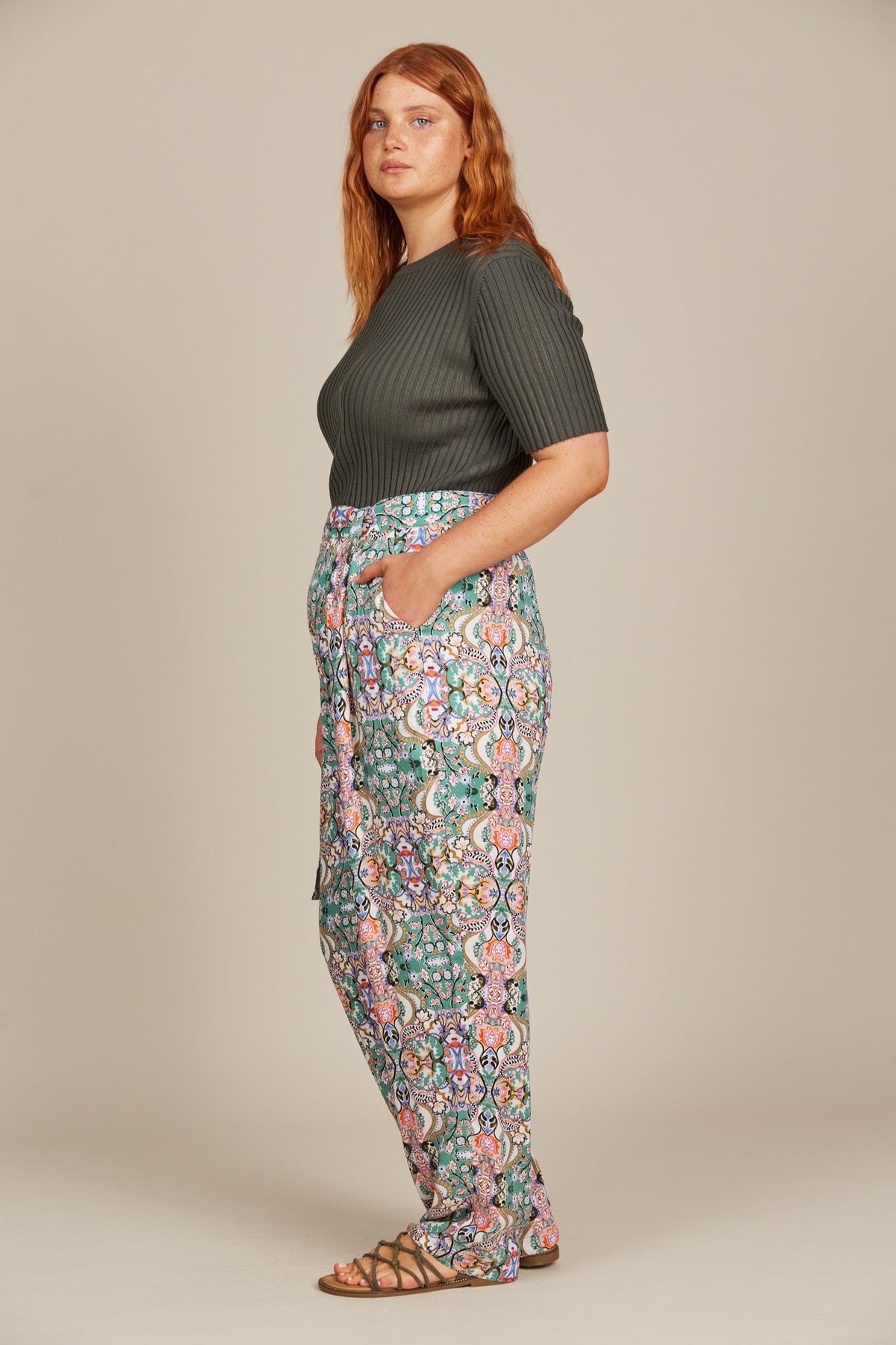 Esme Pant Lotus Fleuron