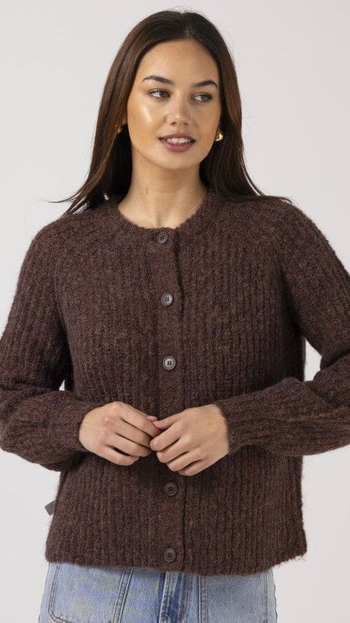 Corinne Cardigan Chocolate