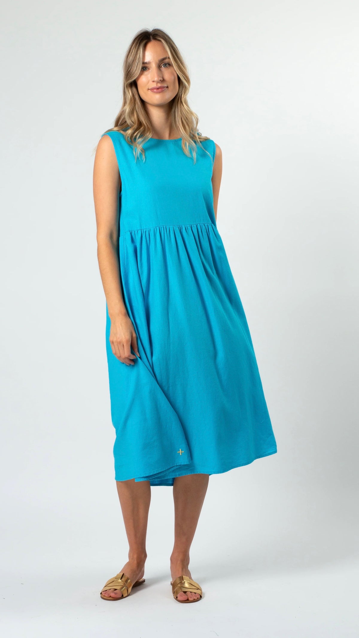 Kayleigh Dress Santorini Blues