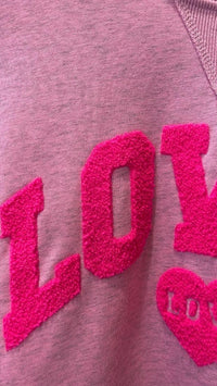 Lover Pink Marle Sweat