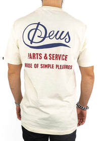 Deus Ex Machina Sparks Tee Dirty White